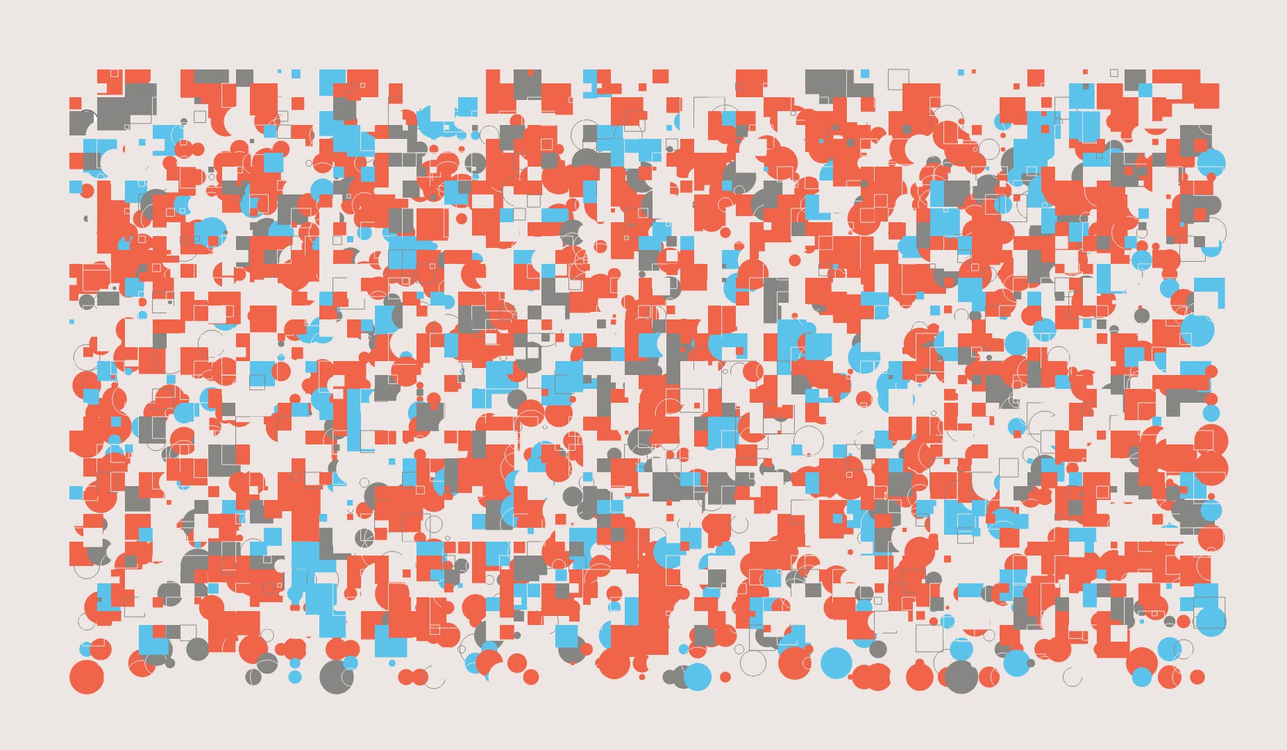 Experimenting with circles and squares.