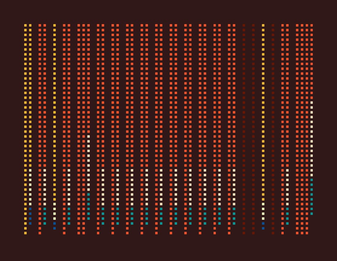 A visualization of coffee consumption data using P5.js.