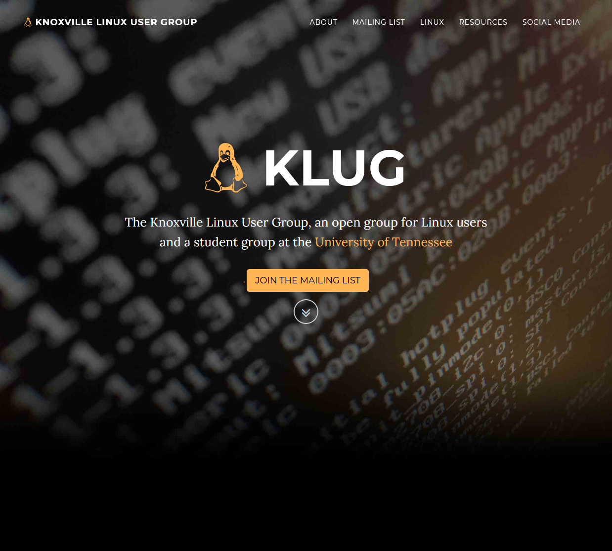 Knoxville Linux User Group website