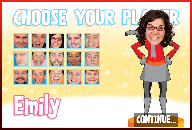 Snowball Fight character selection