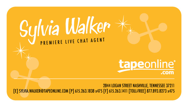 TapeOnline business card