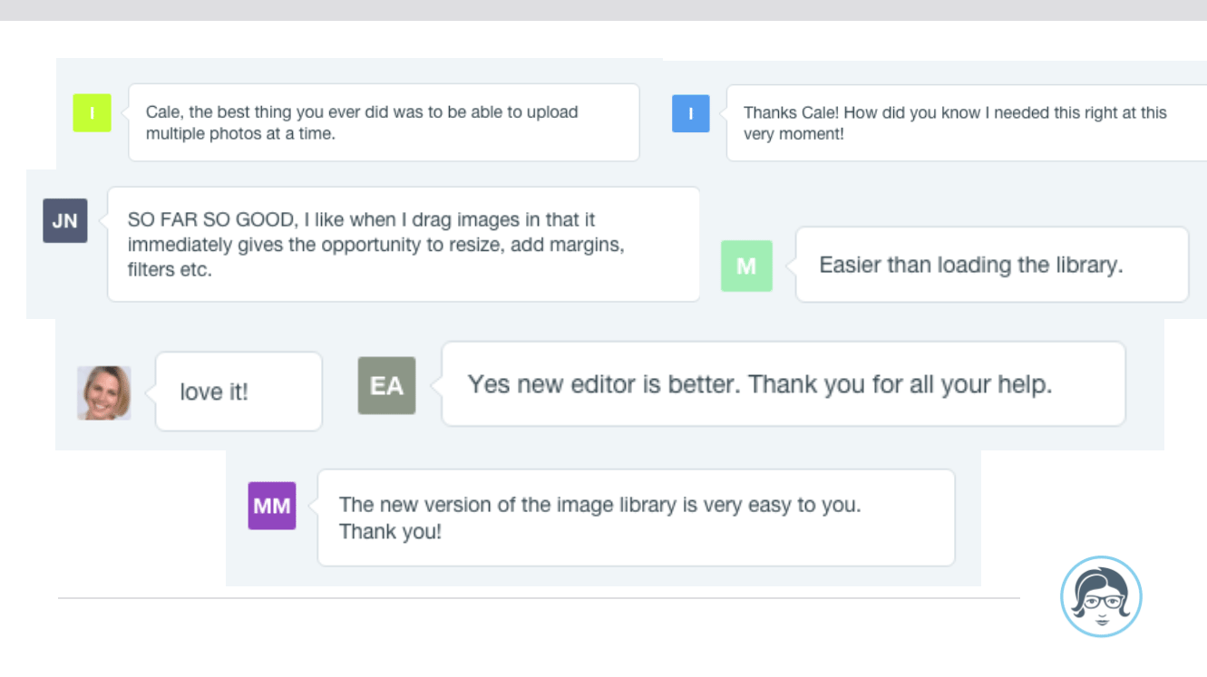 Positive customer feedback