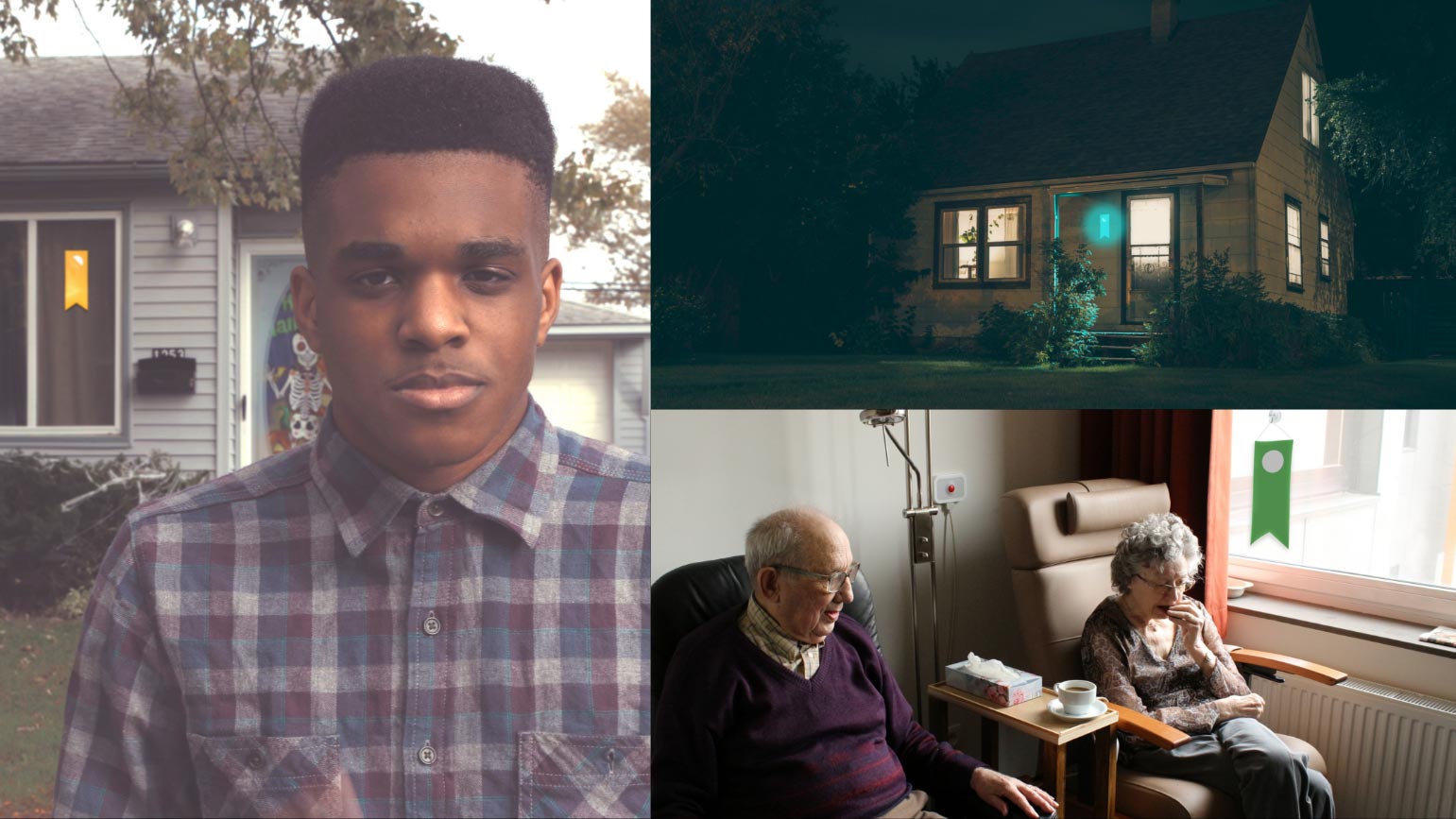 Mental health signals hanging from homes, and the people who rely on them.